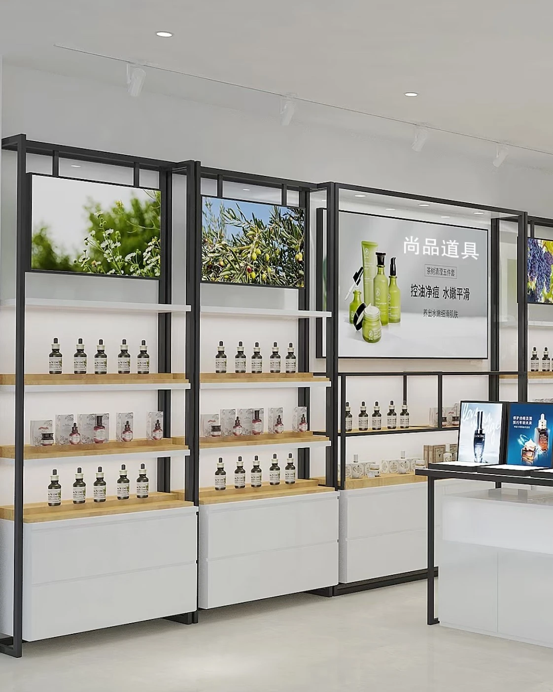 Showcase For Cosmetic Display