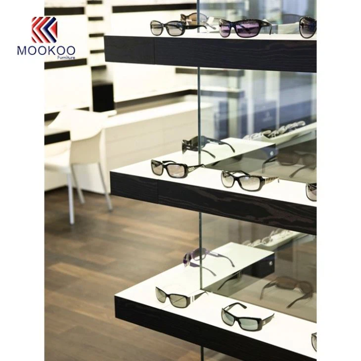 Modern Sunglasses Shop Interior Design Wooden Frames