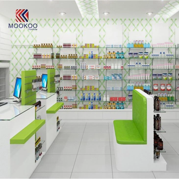 Pharmacies Shop Display Counter Design