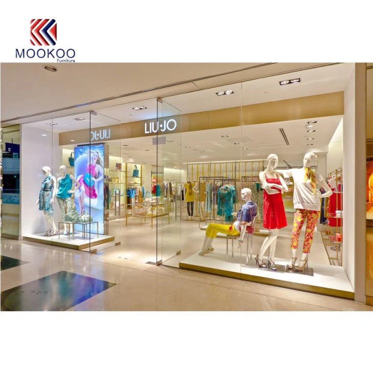 Shopping Mall Luxury Display Fixture Clothing Shop Interior Design From MOOKOO FURNITURE