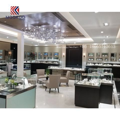नई अनुकूलित उच्च वर्ग के गहने की दुकान लेआउट डिजाइन